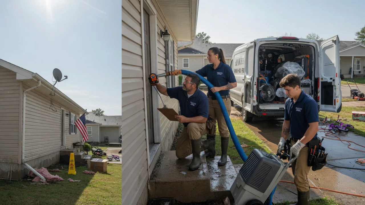 Ceiling Water Damage Restoration in Langdon, ND near me